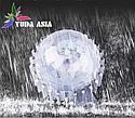 Пиксельный светильник с прозрачными вафельным шариком 12Вт - RGB, фото 8
